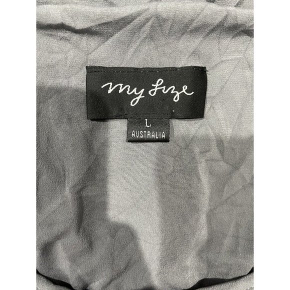My Size Plus Size L Grey Top - Picture 6 of 7